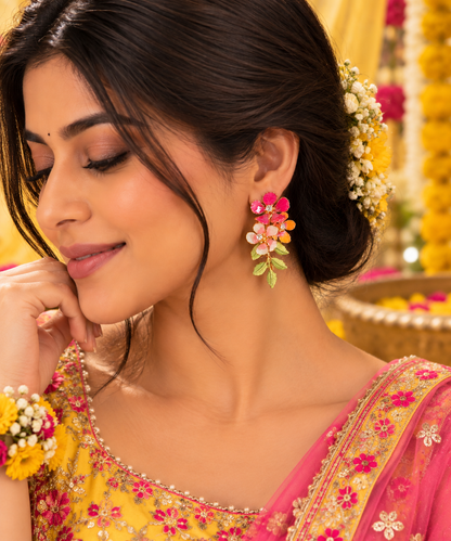 Lavanya Floral Resin Earrings
